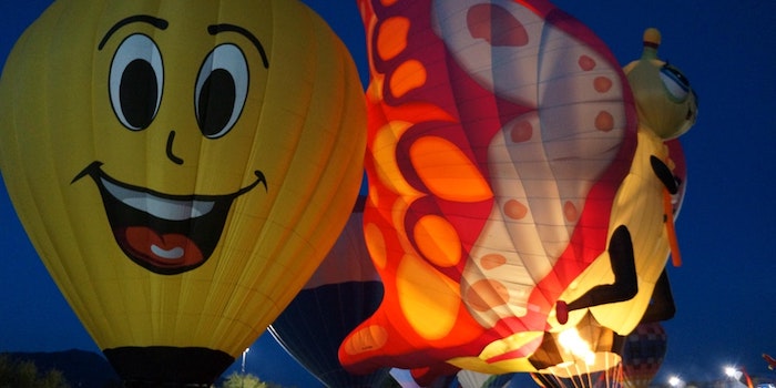 Walker/Baloons and Glow Sign